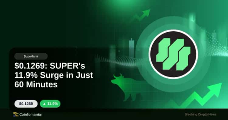 $0.1269: SUPER’s 11.9% Surge in Just 60 Minutes
