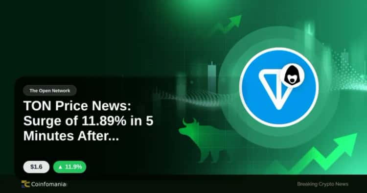 TON Price News: Surge of 11.89% in 5 Minutes After Rotation