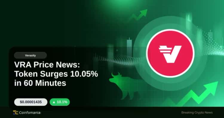 VRA Price News: Token Surges 10.05% in 60 Minutes
