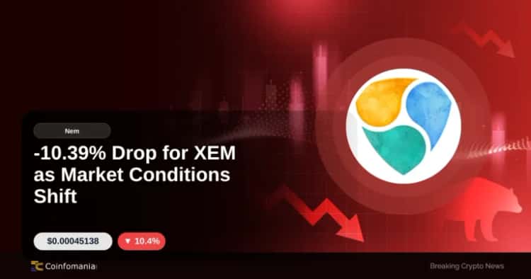 -10.39% Drop for XEM as Market Conditions Shift