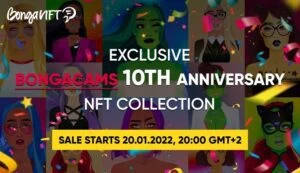 #1 Cam Site BongaCams Launches an Anniversary NFT Collection to Celebrate Its 10th Birthday!