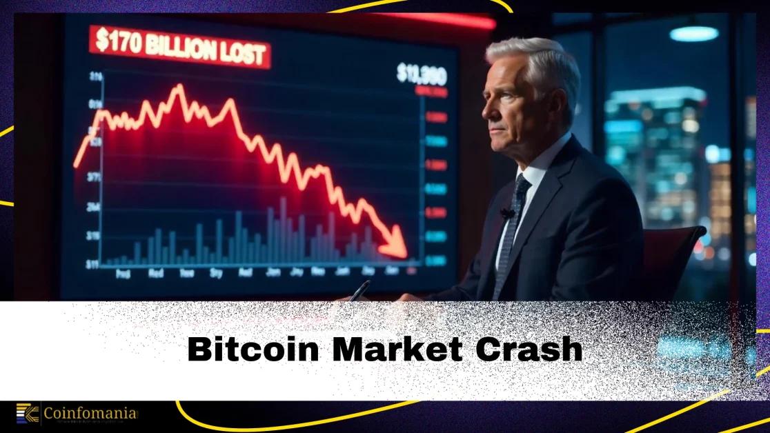 Bitcoin Market Crash: $170 Billion Wiped Out in 24 Hours!  Bearish Sentiment Drives Prices Down 4.5%