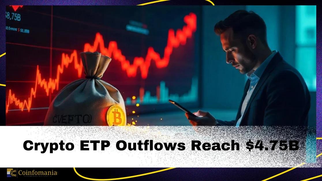 Crypto ETPs Bleed $876M in 4th Week of Outflows—Total Hits $4.75B