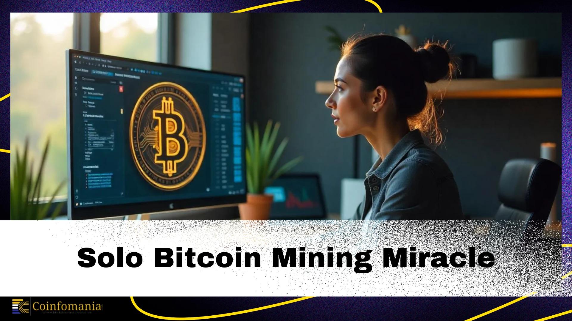 Solo Bitcoin Mining Miracle: 1-in-1,000,000 Chance Pays Off With $263,000 Jackpot!