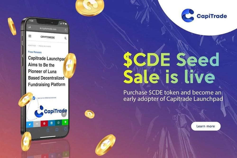 Capitrade IDO Launchpad Records Increasing Interest In Its on Going CDE Seed Sale Event