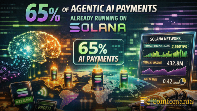 Il 65% dei pagamenti AI agentici già in esecuzione su Solana