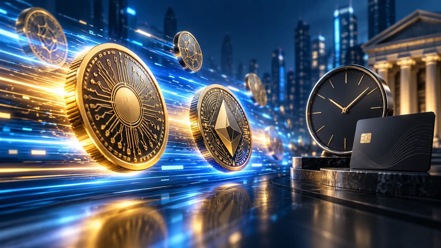 Krypto ist zehnmal schneller als eine Banküberweisung