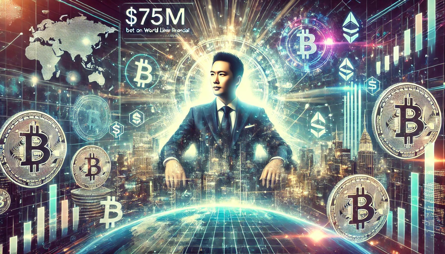 Justin Sun’s $75M Bet on World Liberty Financial Sparks Crypto Frenzy