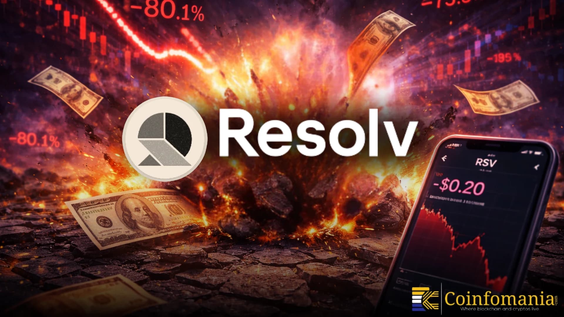Resolv Stablecoin Collapses 80% After $23M Exploit