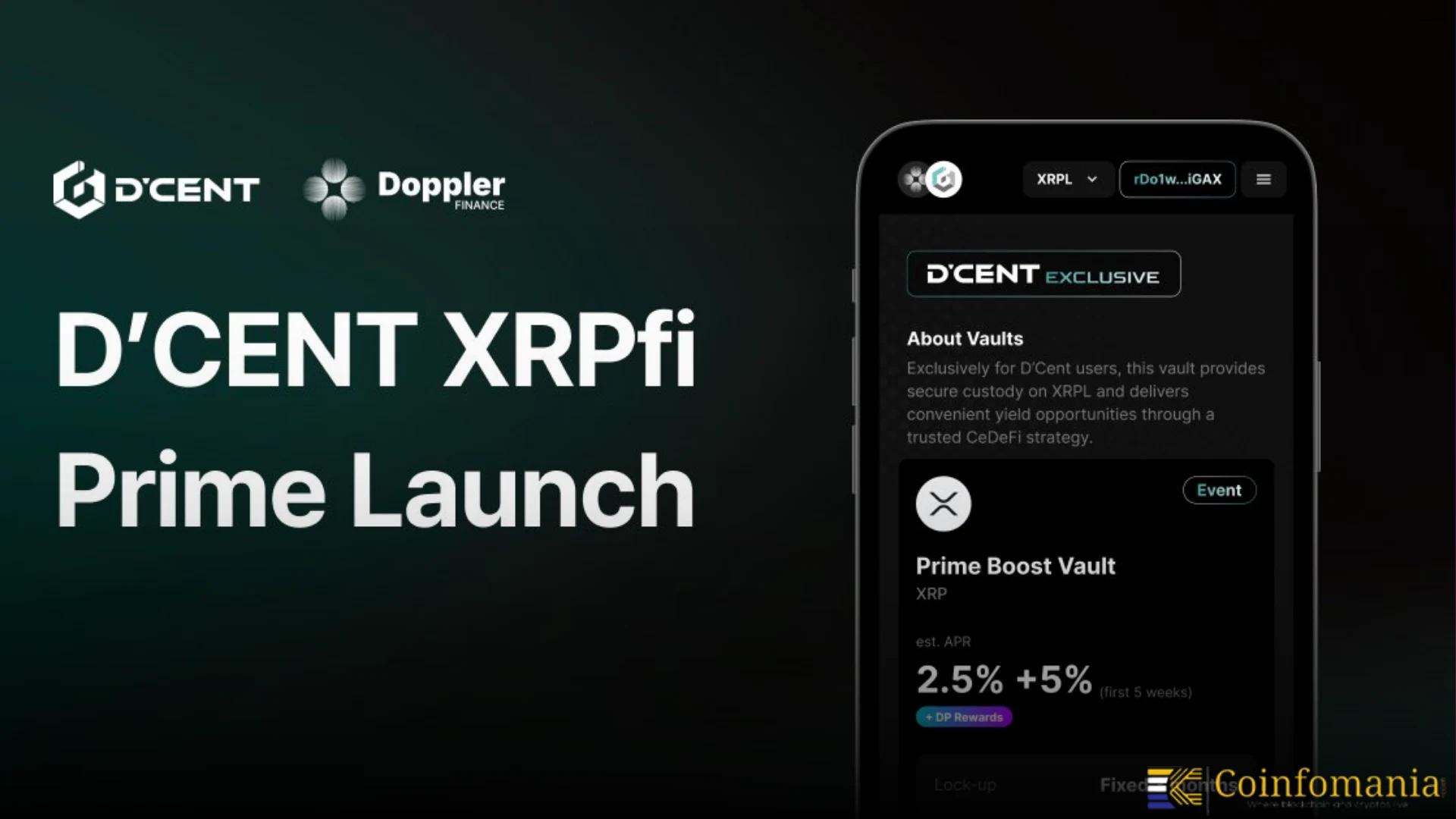 D’Cent Launches XRPfi Prime, Unlocking Yield in Self-Custody Wallet