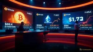 Crypto Market Today (March 26, 2025): Bitcoin Hits $88K, Ethereum Tests $1,861, and Ripple Eyes $2.72 Ahead of April 2 Tariffs