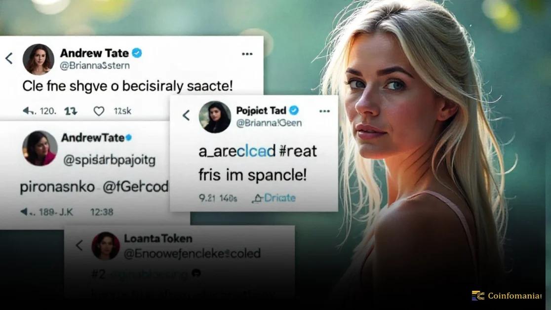 Andrew Tate Faces Assault Allegations From Crypto Influencer Brianna Stern  — Solana Memecoin SISTER Surges 290%