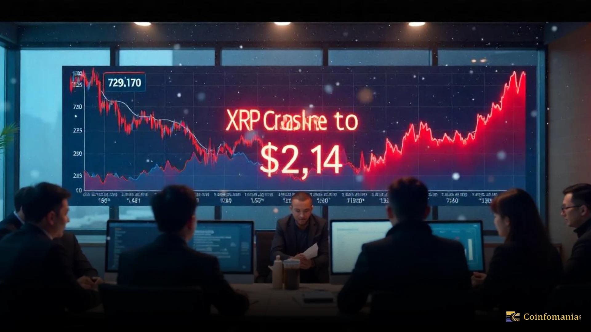XRP Crashes to $2.14—Is a Major Collapse on the Horizon?