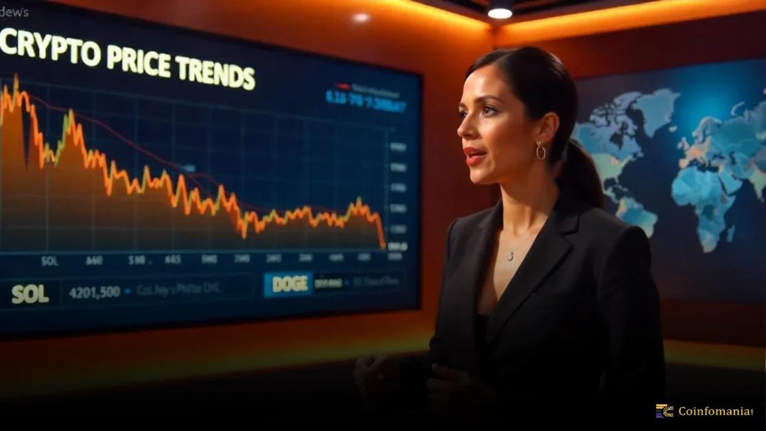 Crypto Price Trends: Ali Martinez Predicts SOL Falling Below $120 & DOGE Breakout Above $0.21!