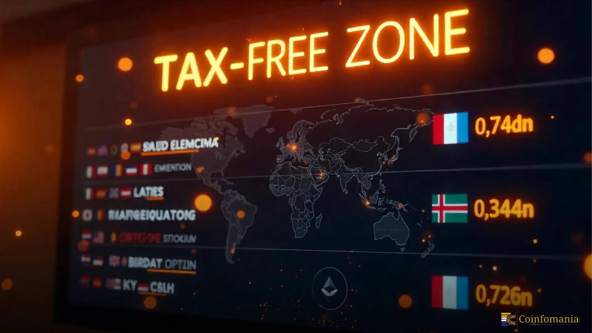 8 Best Crypto Tax-Free Countries in the World in 2025