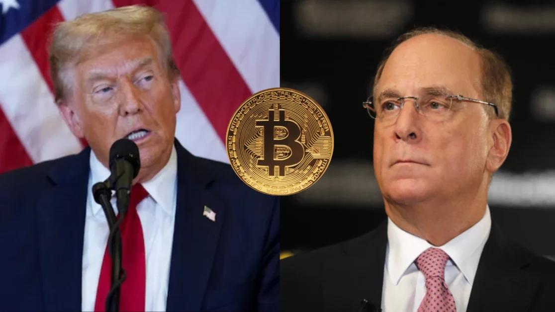 Will Bitcoin Price Hit $100K? Trump Backs BlackRock CEO Larry Fink’s Bold Prediction