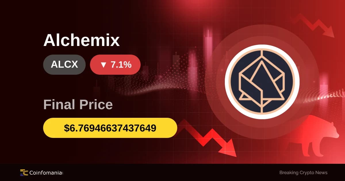 ALCX Price Tumbles 7.06%: Market Activity Under Scrutiny