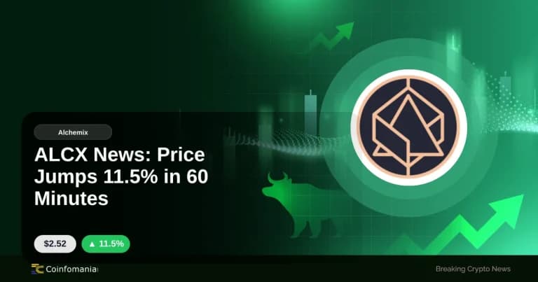 ALCX News: Price Jumps 11.5% in 60 Minutes