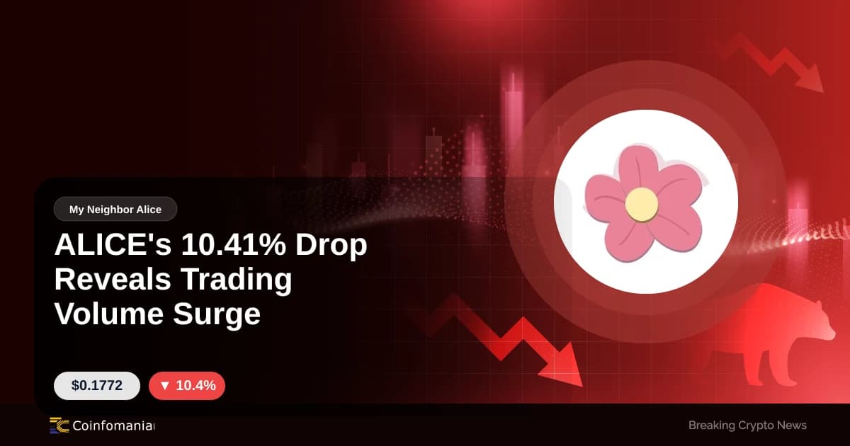 ALICE’s 10.41% Drop Reveals Trading Volume Surge