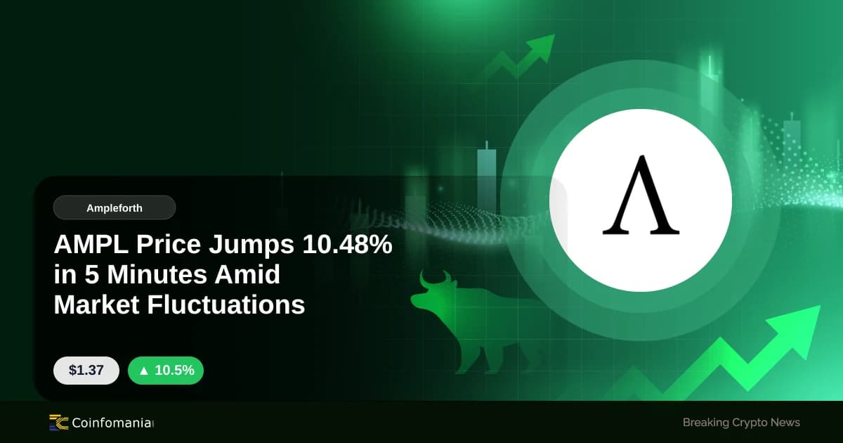 AMPL Price Jumps 10.48% in 5 Minutes Amid Market Fluctuations