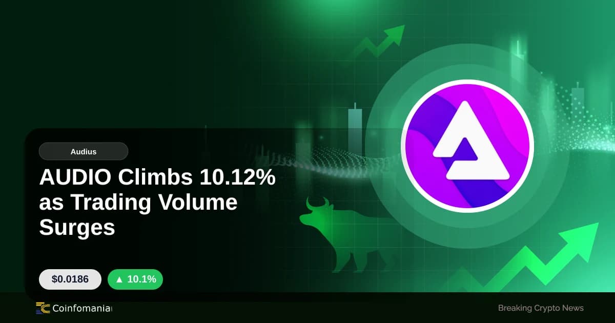 AUDIO Climbs 10.12% as Trading Volume Surges