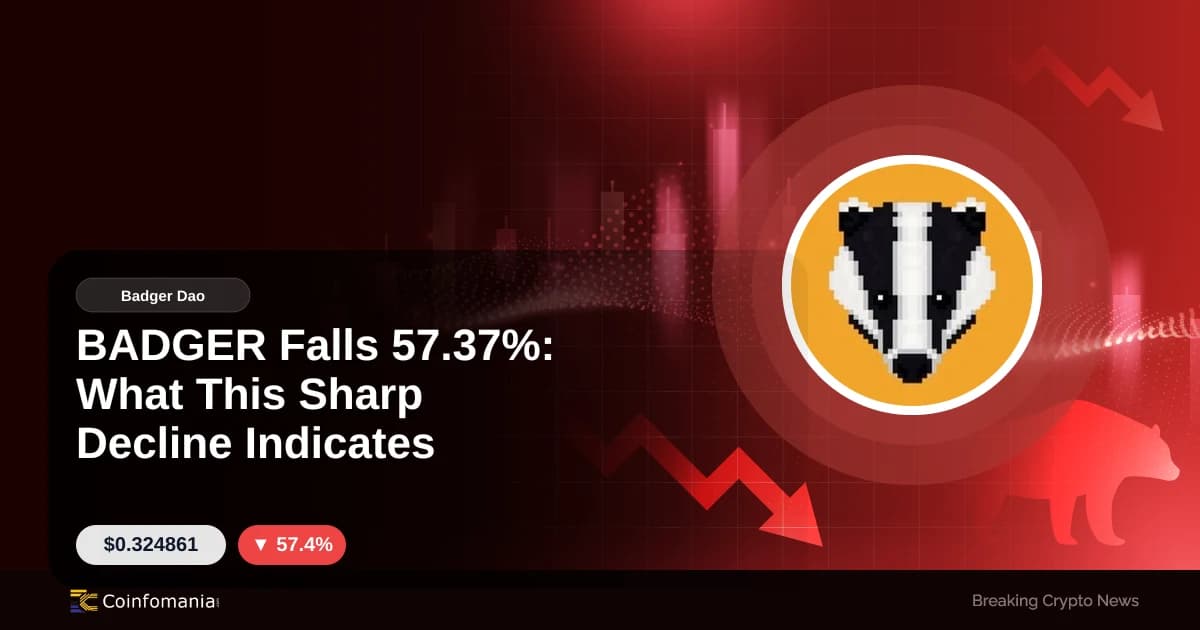 BADGER Falls 57.37%: What This Sharp Decline Indicates