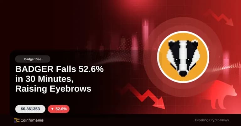 BADGER Falls 52.6% in 30 Minutes, Raising Eyebrows