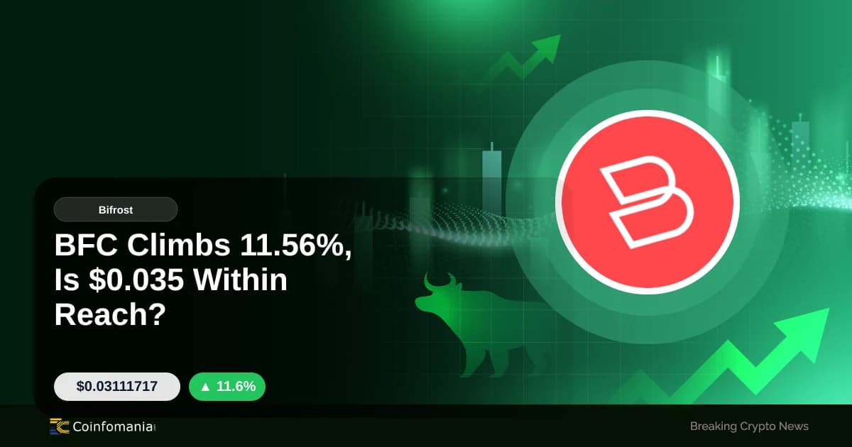 BFC Climbs 11.56%, Is $0.035 Within Reach?