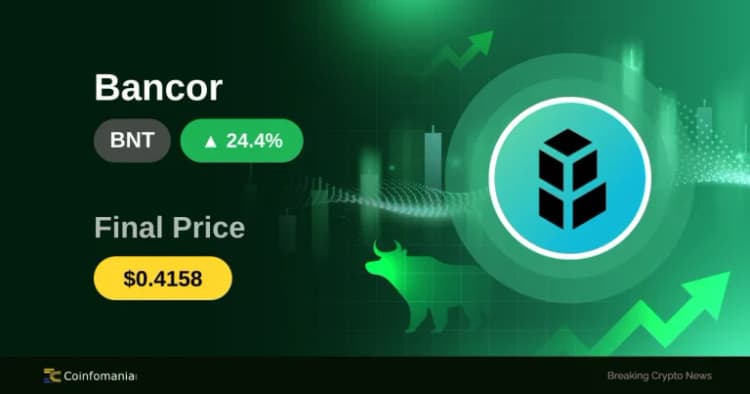 Почему BNT только что подскочил на 24,45% за 5 минут