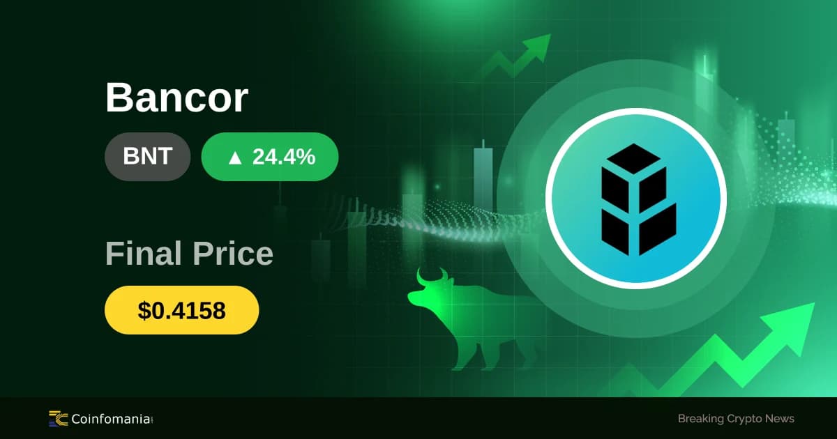 Почему BNT только что подскочил на 24,45% за 5 минут