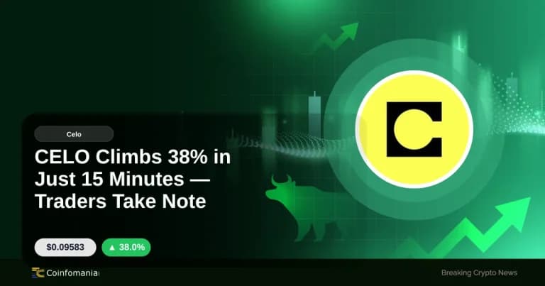 CELO wzrósł o 38% w ciągu zaledwie 15 minut Handlowcy zauważają