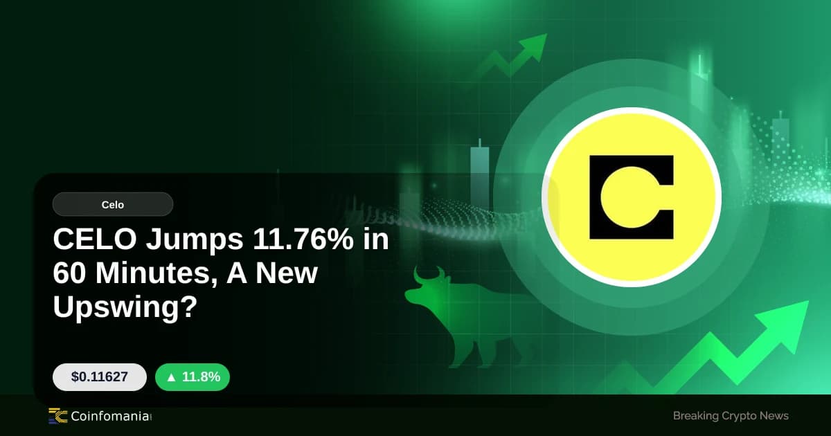 CELO Jumps 11.76% in 60 Minutes, A New Upswing?