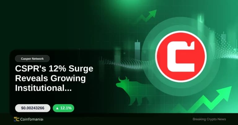 CSPR’s 12% Surge Reveals Growing Institutional Interest