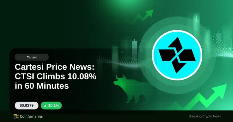 Cartesi Price News: CTSI Climbs 10.08% in 60 Minutes