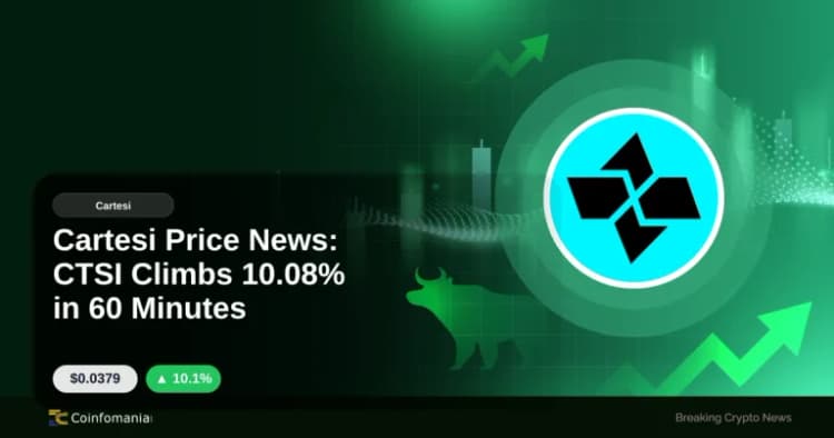 Cartesi Price News : Le CTSI grimpe de 10,08 % en 60 minutes