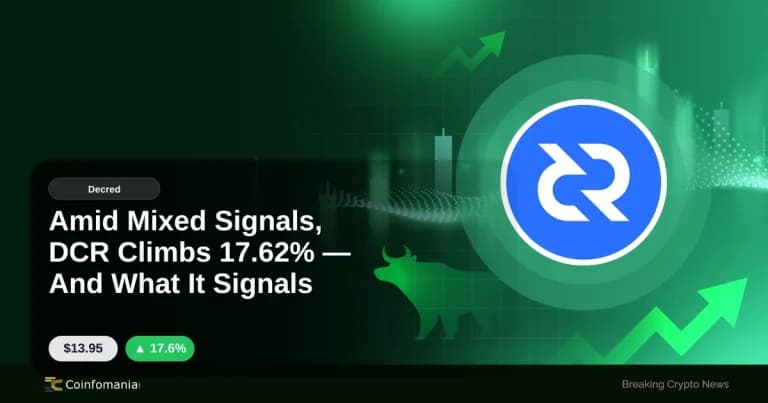 Inmitten von gemischten Signalen steigt DCR um 17,62% Und was signalisiert es?