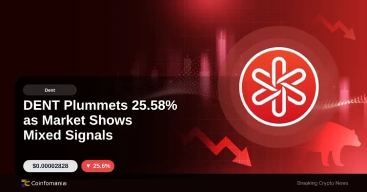 DENT spada o 25,58%, ponieważ rynek pokazuje mieszane sygnały.