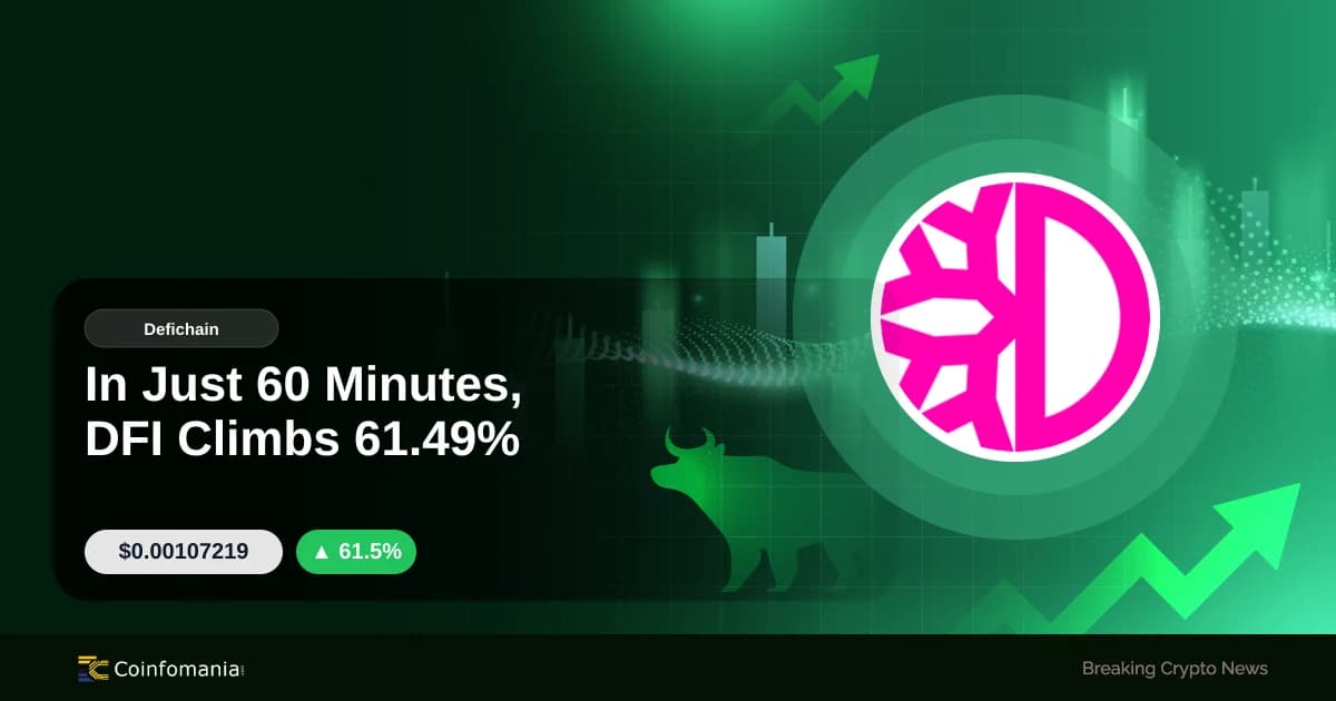 In Just 60 Minutes, DFI Climbs 61.49%
