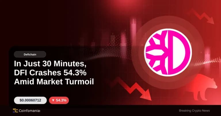In Just 30 Minutes, DFI Crashes 54.3% Amid Market Turmoil