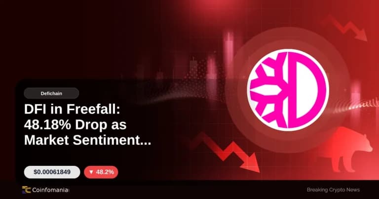 DFI in Freefall: 48.18% Drop as Market Sentiment Shifts