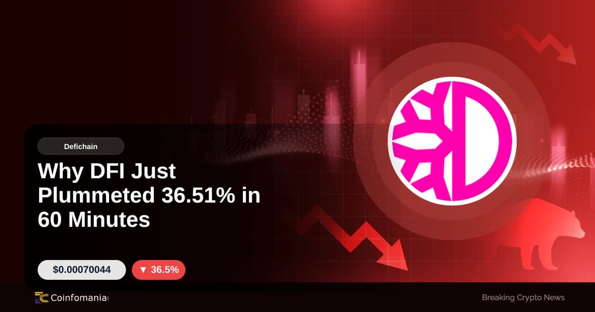 DFI crolla del 36,51% in 60 minuti: ecco il prezzo di oggi