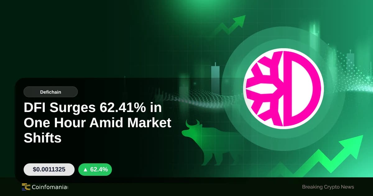 DFI Surges 62.41% in One Hour Amid Market Shifts