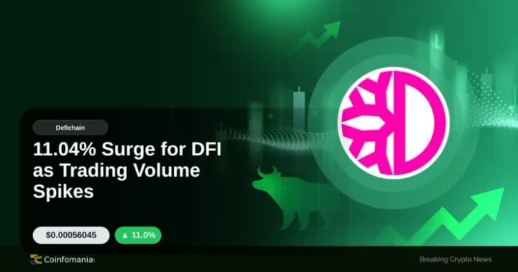 11.04% Surge for DFI as Trading Volume Spikes