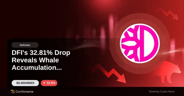 DFI’s 32.81% Drop Reveals Whale Accumulation Patterns