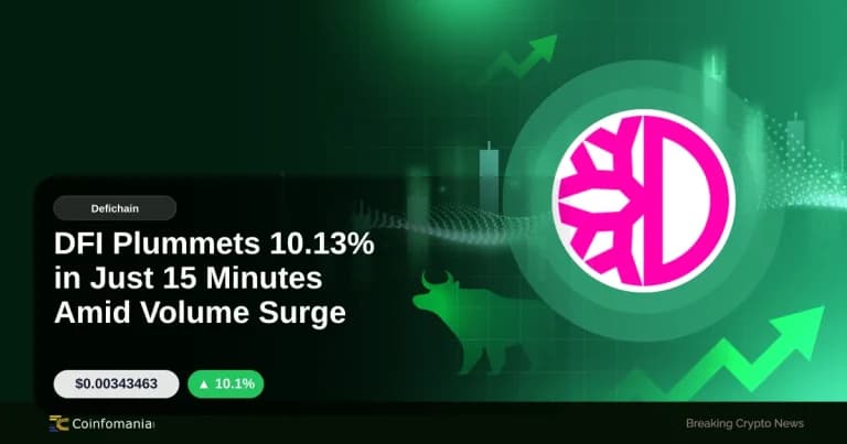 DFI Plummets 10.13% in Just 15 Minutes Amid Volume Surge