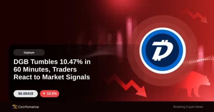DGB giảm 10,47% trong 60 phút, phản ứng của nhà giao dịch với tín hiệu thị trường