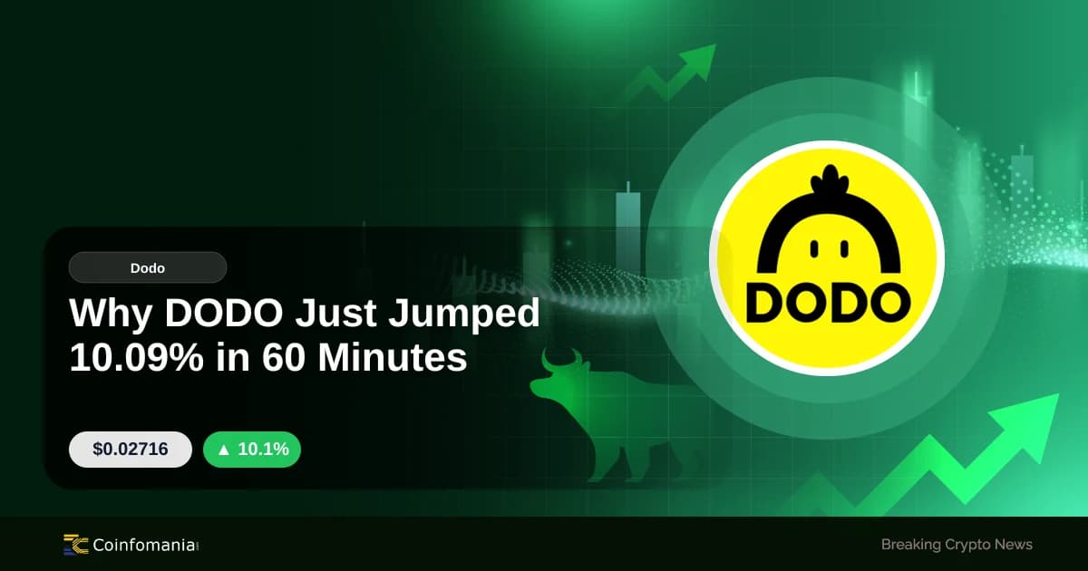 Why DODO Just Jumped 10.09% in 60 Minutes