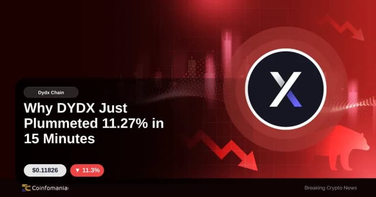 Why DYDX Just Plummeted 11.27% in 15 Minutes