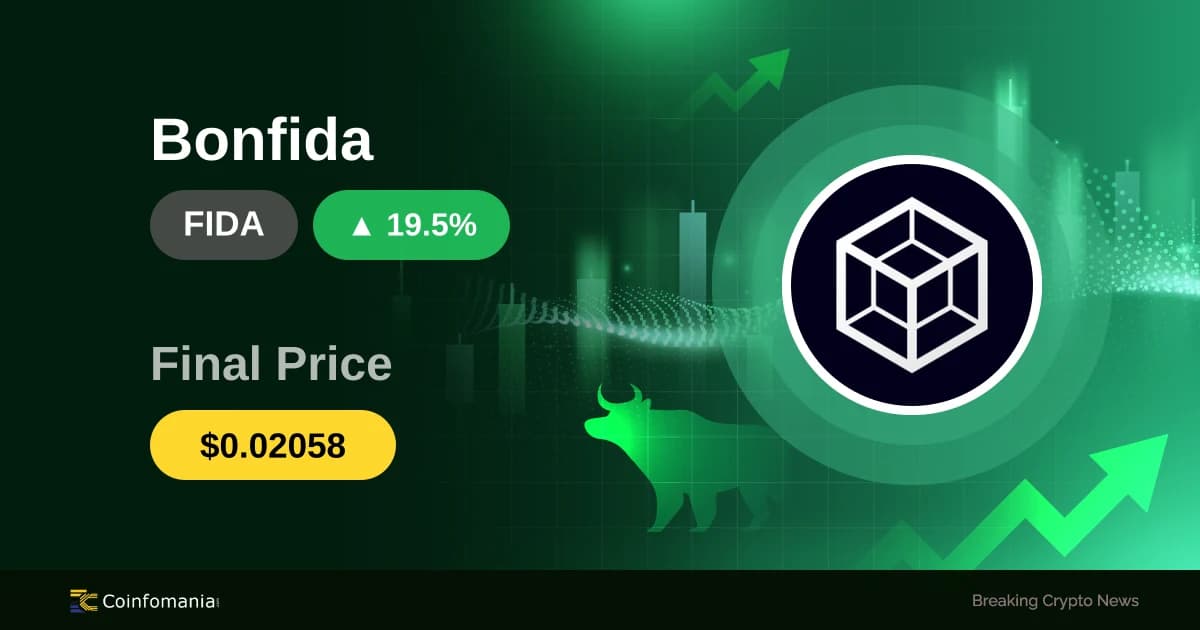 FIDA Sorpassa $0.020 — Un Aumento del 19,51% Cattura i Trader