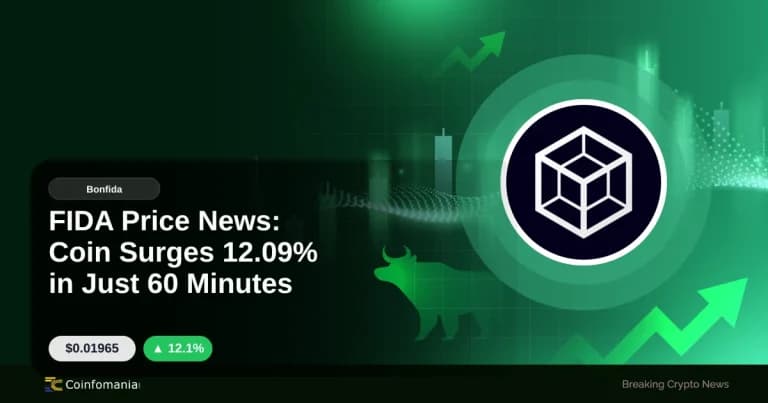 FIDA Price News: Coin Surges 12.09% in Just 60 Minutes